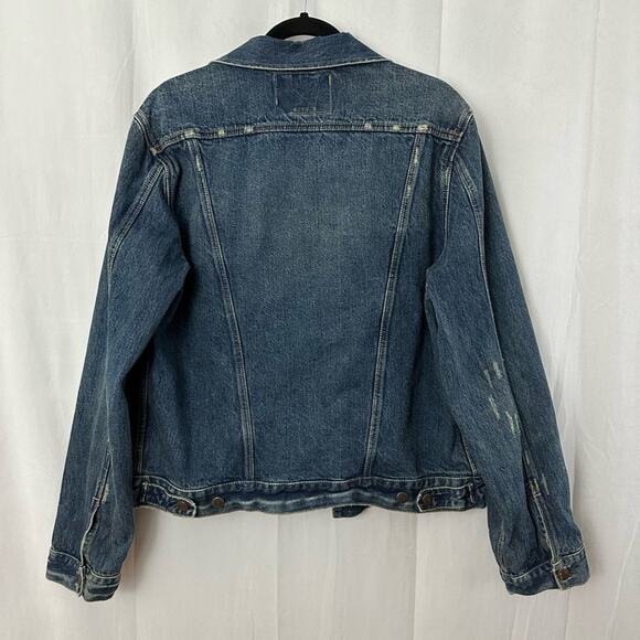 Hollister Sanforized California Denim Jean Jacket Mens Medium - Picture 4 of 6